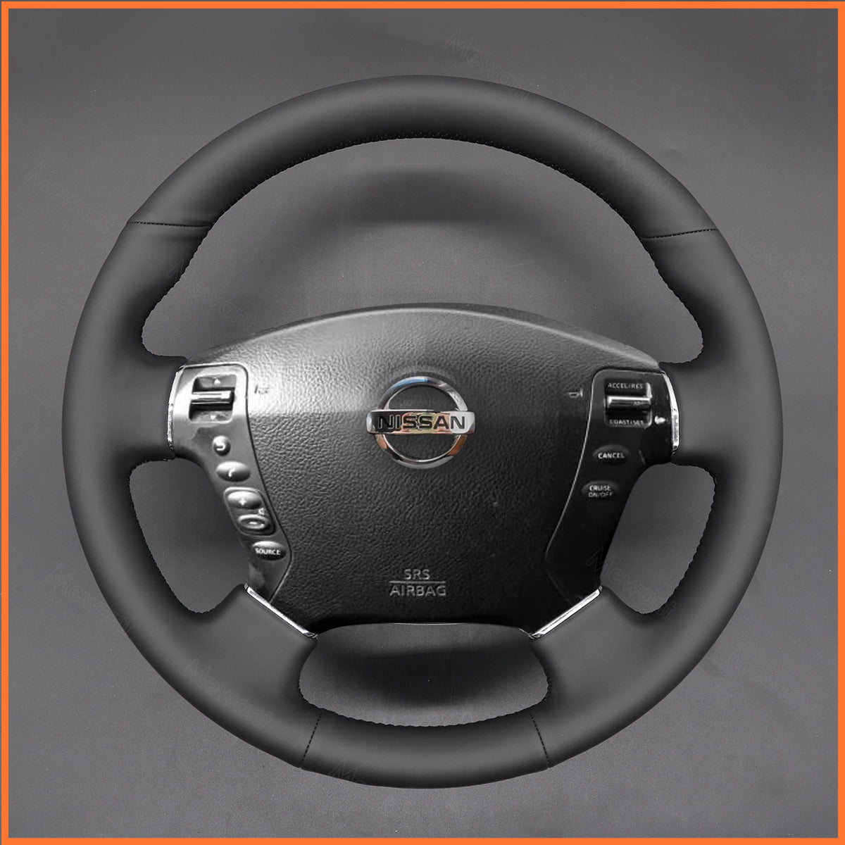 MEWANT Steering Wheel Cover for Nissan Fuga Cima 2002-2008