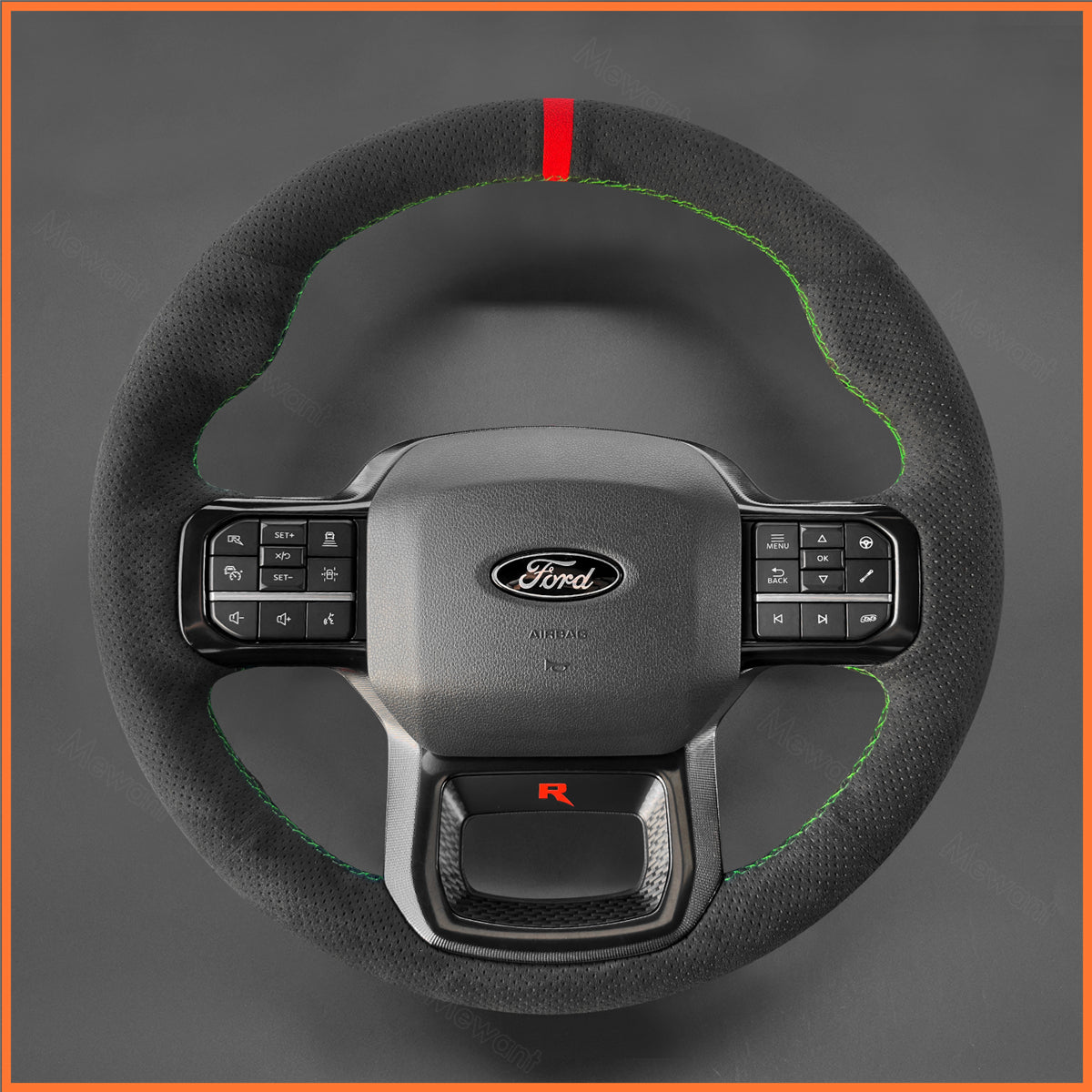Steering wheel cover for Ford F-150 F150 Raptor 2021-2024