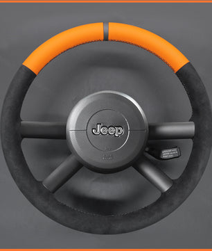 MEWANT Steering Wheel Cover for Jeep Wrangler (JK) 2007-2010