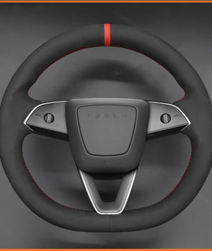 MEWANT Steering Wheel Cover for Tesla Model 3 Highland 2023-2025 / Tesla Model Y 2025