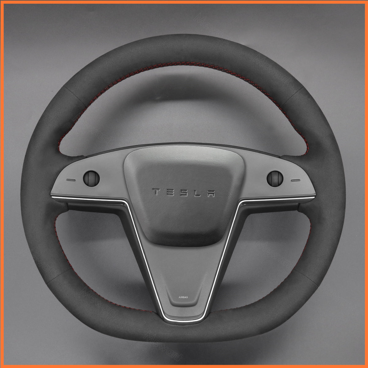 MEWANT Steering Wheel Cover for Tesla Model 3 Highland 2023-2025 / Tesla Model Y 2025