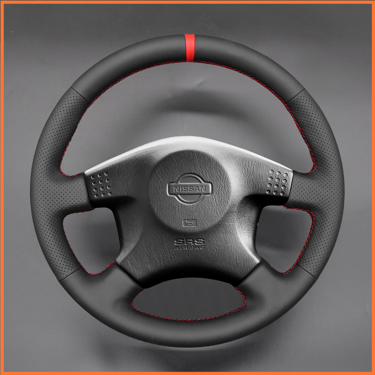 MEWANT Steering Wheel Cover for Nissan Skyline ECR33 R33 GTR 1995-1998
