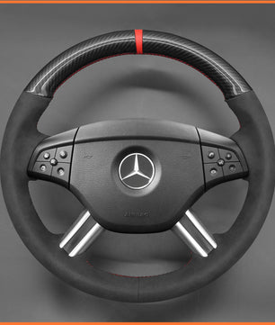 MEWANT steering wheel cover for Benz GL-Class X164 2007-2008 / M-Class 2006-2008