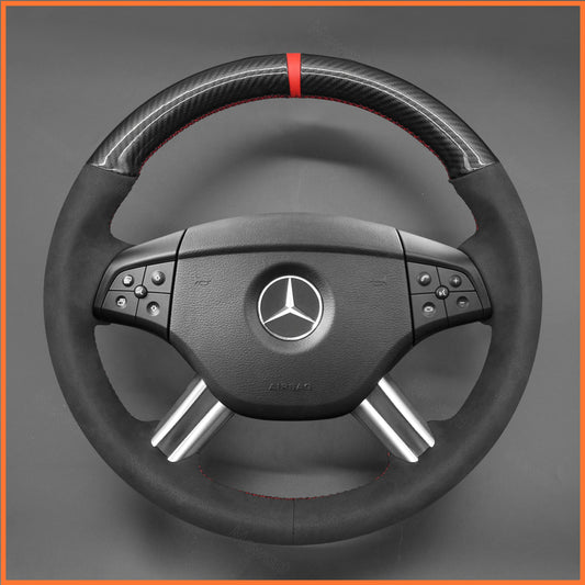 MEWANT steering wheel cover for Benz GL-Class X164 2007-2008 / M-Class 2006-2008