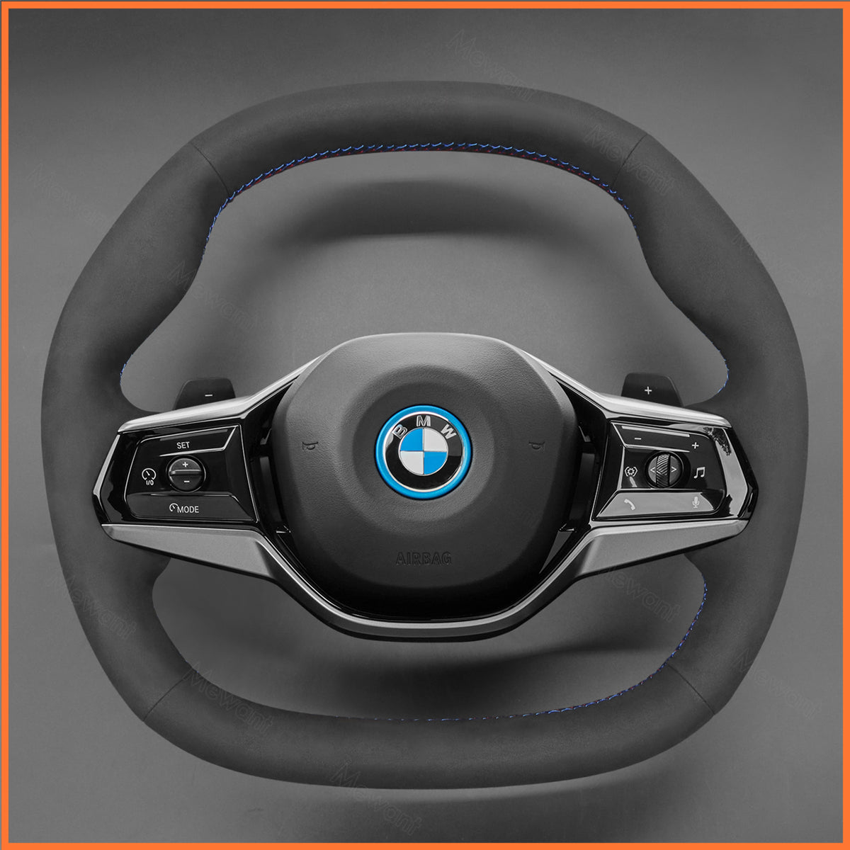 MEWANT steering wheel cover for BMW 5 Series G60 (Sedan) G61 i5 G60