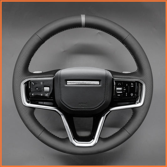 MEWANT Steering Wheel Cover for Land Rover Range Rover Sport III(L461) 2022-2024 / Discovery Sport (L550) 2021-2024 / Range Rover Evoque II(L551) 2021-2024 / Range Rover Velar (L560) 2021-2024