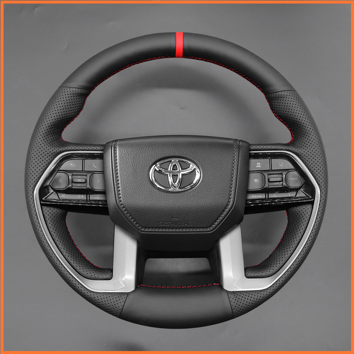 MEWANT Steering Wheel Cover for Toyota Tundra III(XK70) 2022-2025