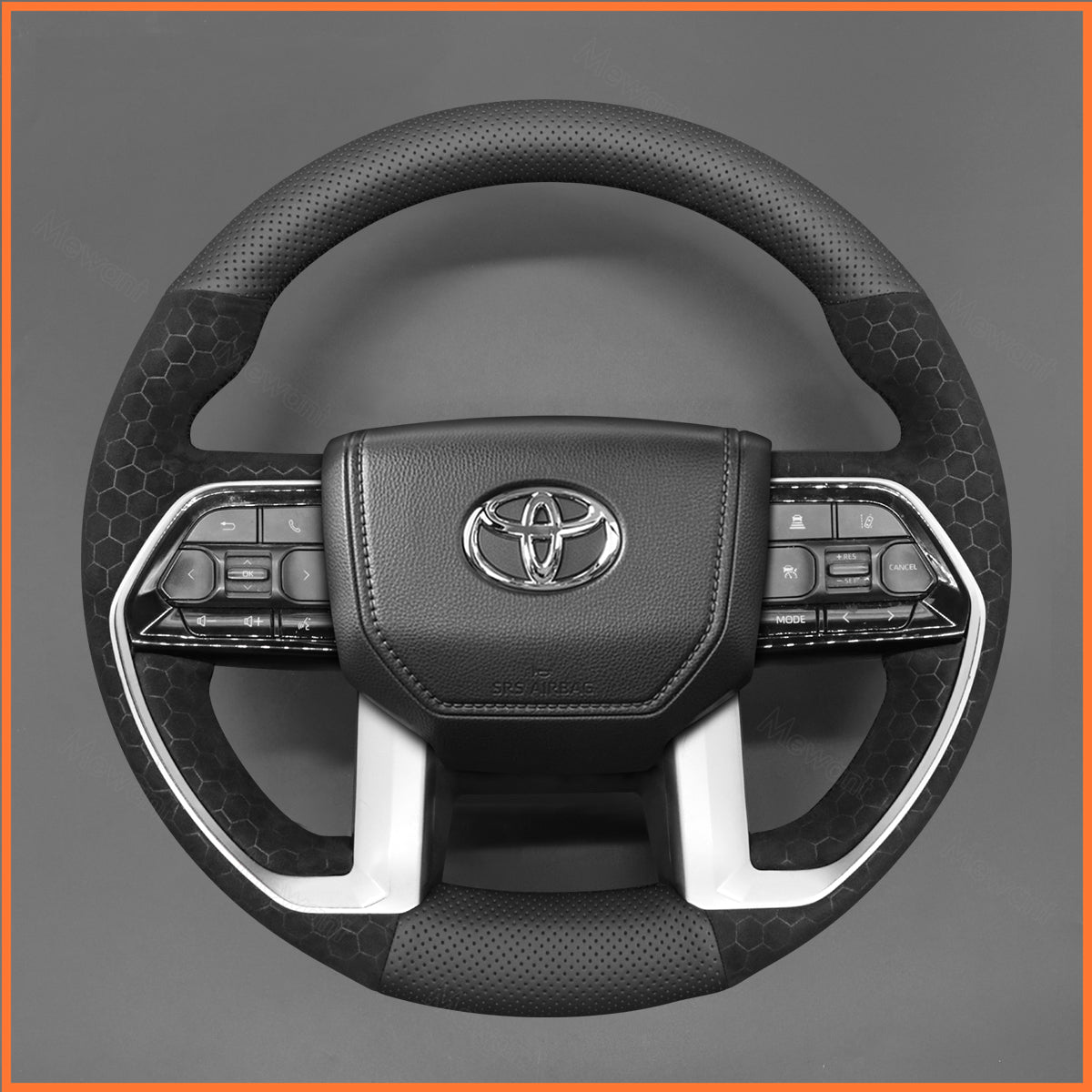 MEWANT Steering Wheel Cover for Toyota Tundra III(XK70) 2022-2025