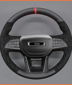 MEWANT Steering Wheel Cover for Jeep Grand Cherokee V(WL) 2021-2025