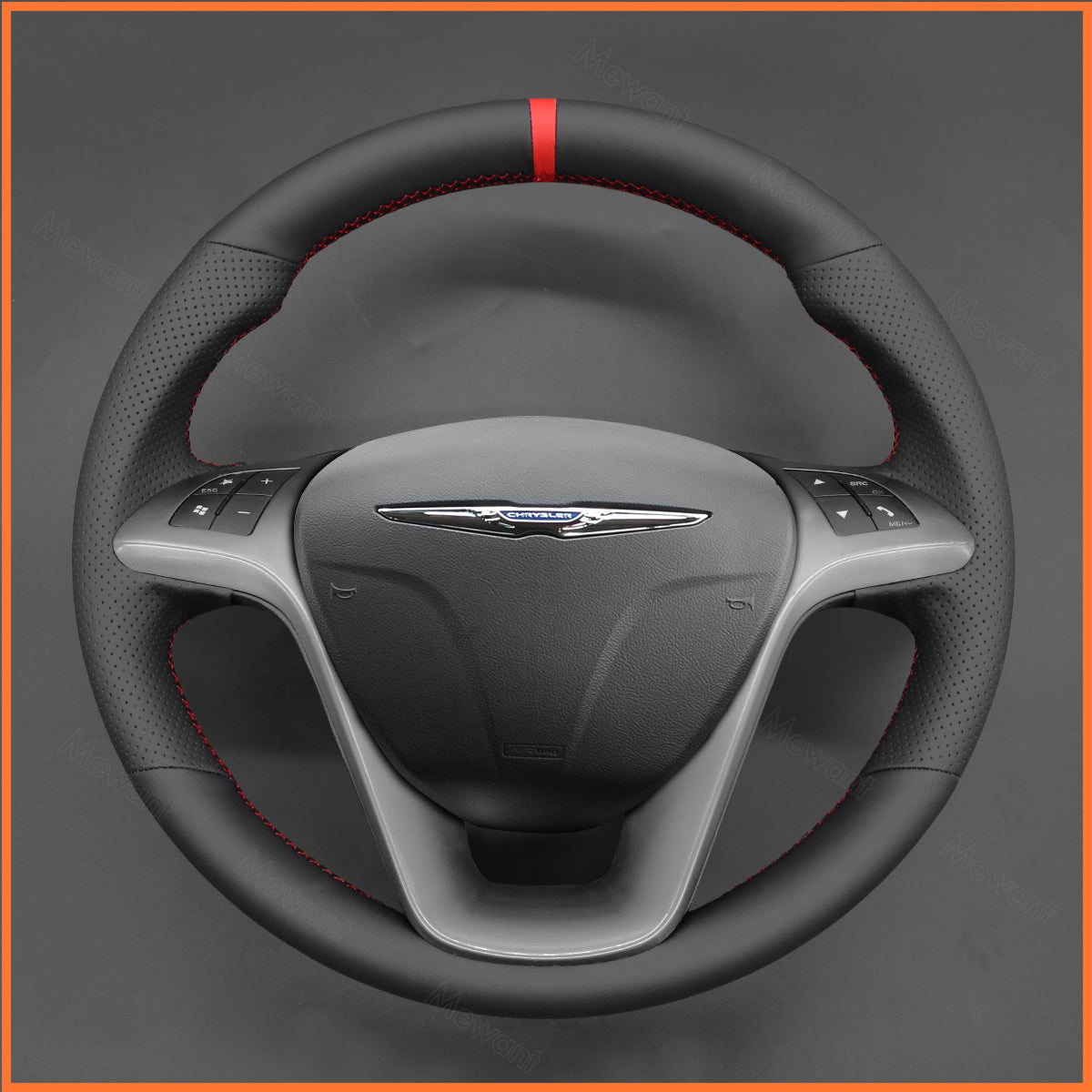 MEWANT steering wheel cover for Lancia Delta 2008-2014 / Chrysler Delta 2011-2014