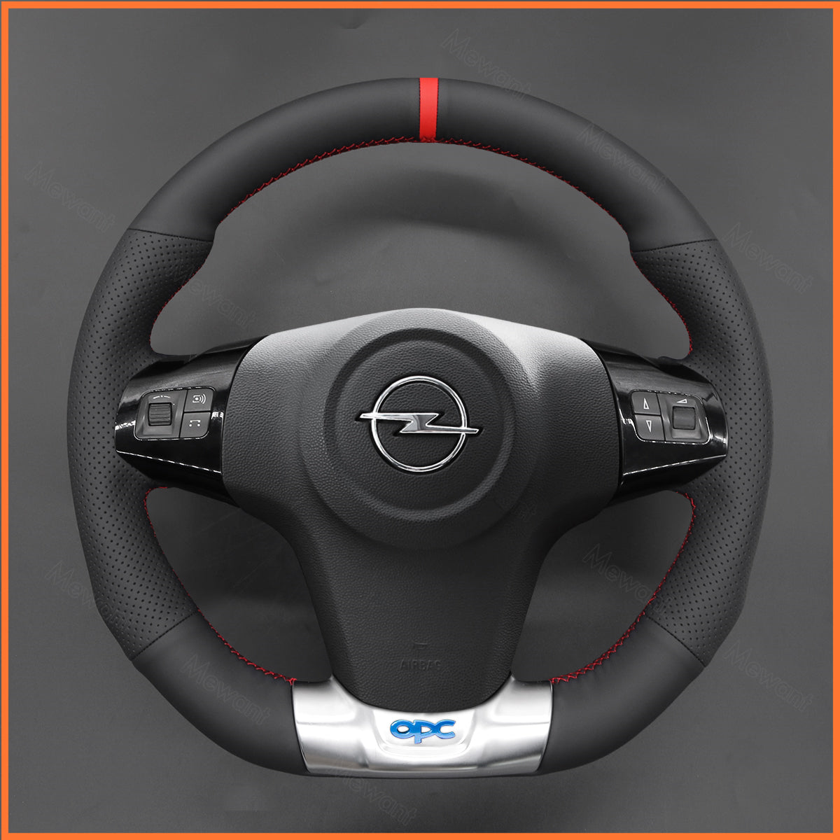 MEWANT Lenkradbezug Kompatibel mit Opel Corsa D OPC 2007-2015