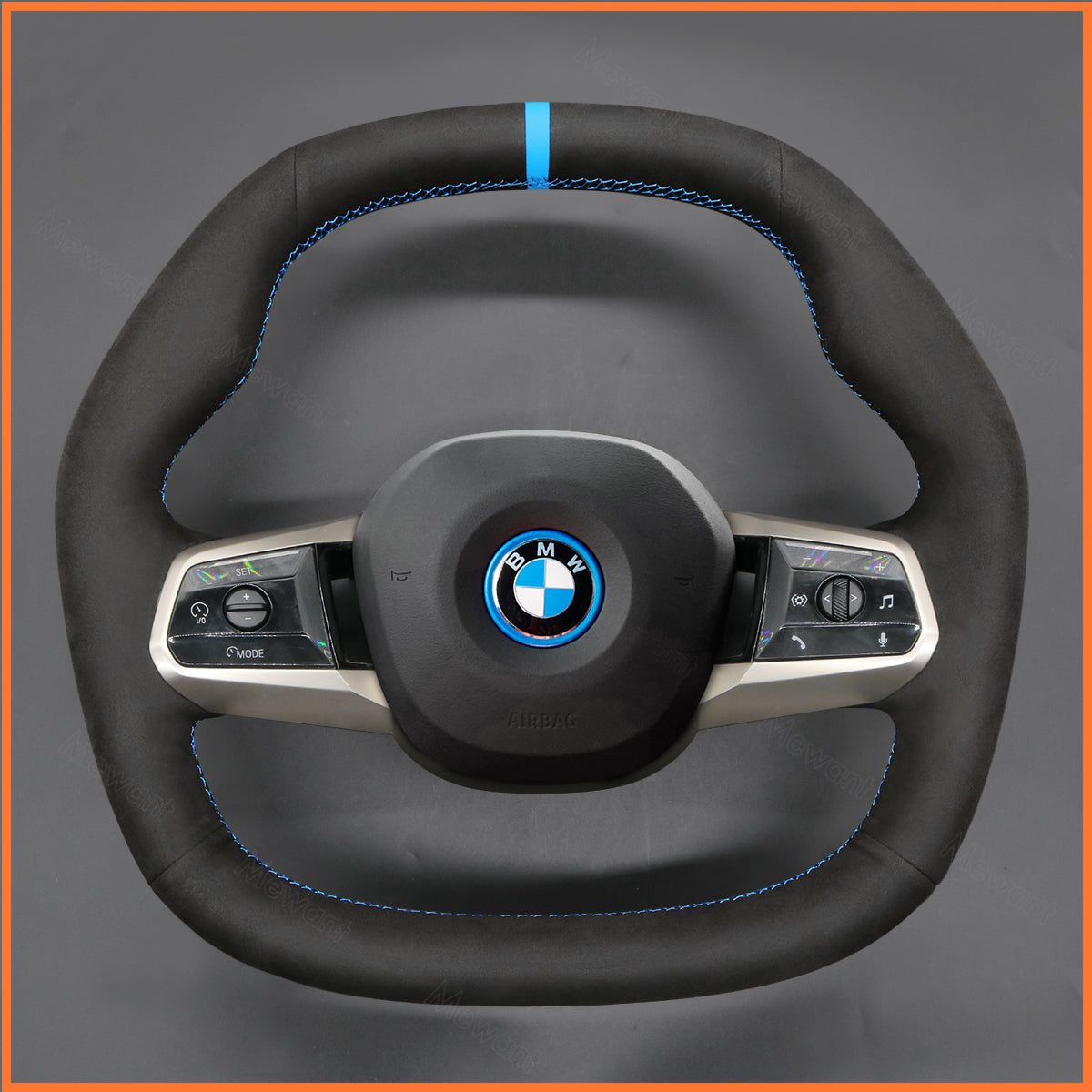 MEWANT Steering Wheel Cover for BMW iX (I20) 2021-2024