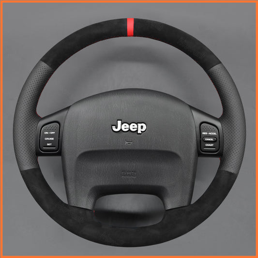 MEWANT Steering Wheel Cover for Jeep Wrangler 2003-2006 Jeep Grand Cherokee 1999-2004