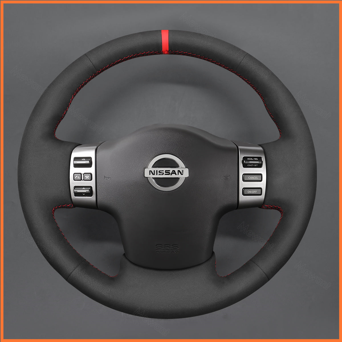 MEWANT Steering Wheel Cover for Nissan Armada Titan 2004-2012