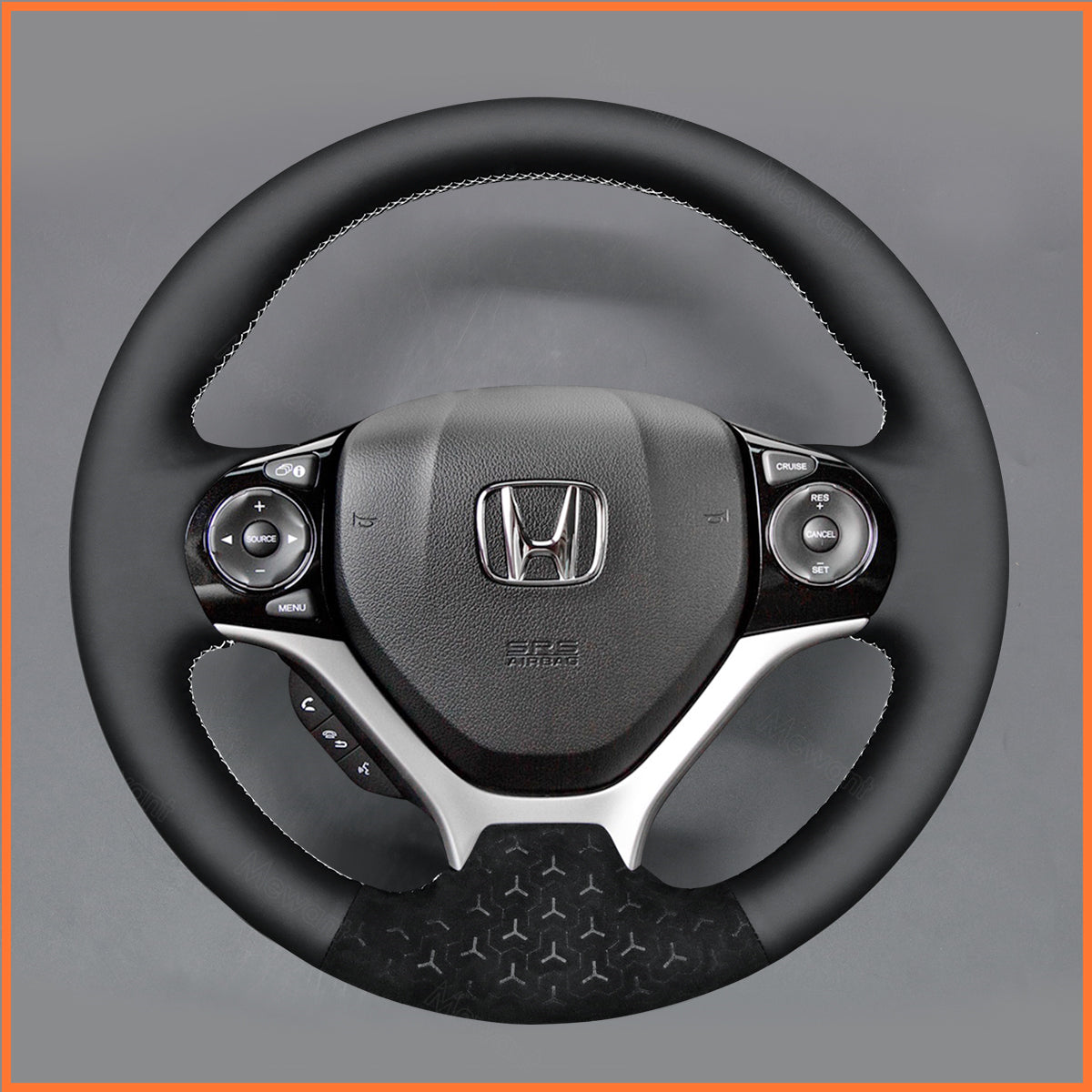 MEWANT Lenkradbezug für Honda Civic 9 2012-2017