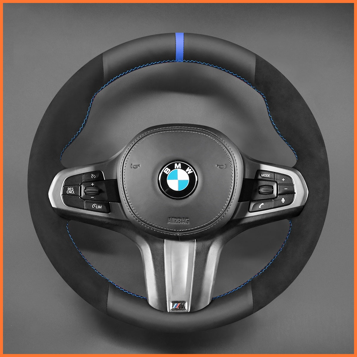MEWANT Lenkradbezug Für BMW M Sport F44 G42 G20 G22 G23 G26 G30 G32 G11 G12 i4 G01 G02 G05 G06 G07 G29 G08 DE Lager