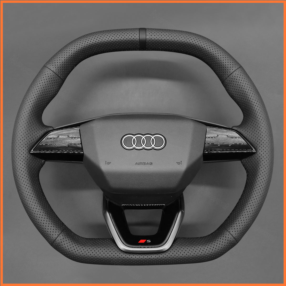 MEWANT Steering Wheel Cover for Audi S5 RS3 RS e-tron GT 2025