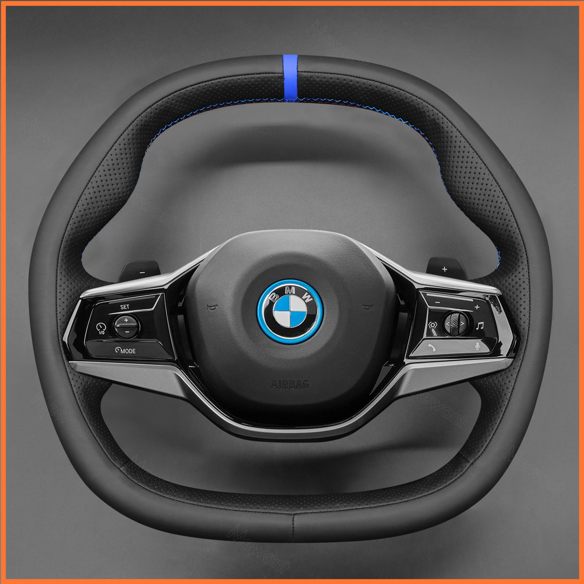 MEWANT steering wheel cover for BMW 5 Series G60 (Sedan) G61 i5 G60