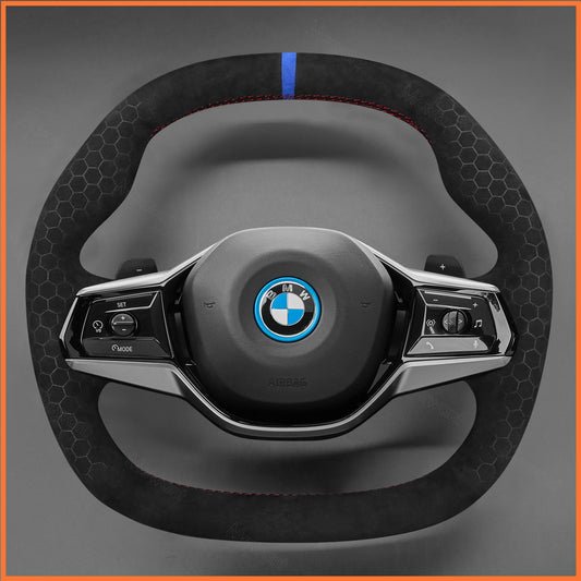 MEWANT steering wheel cover for BMW 5 Series G60 (Sedan) G61 i5 G60
