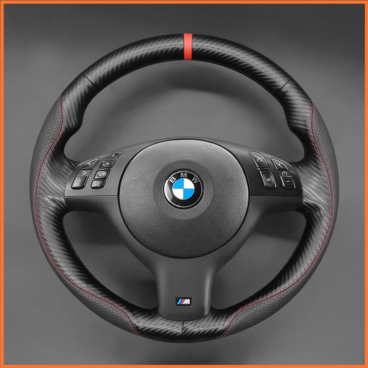 MEWANT Steering Wheel Cover for BMW E46 E39 M5 E39 2000-2006