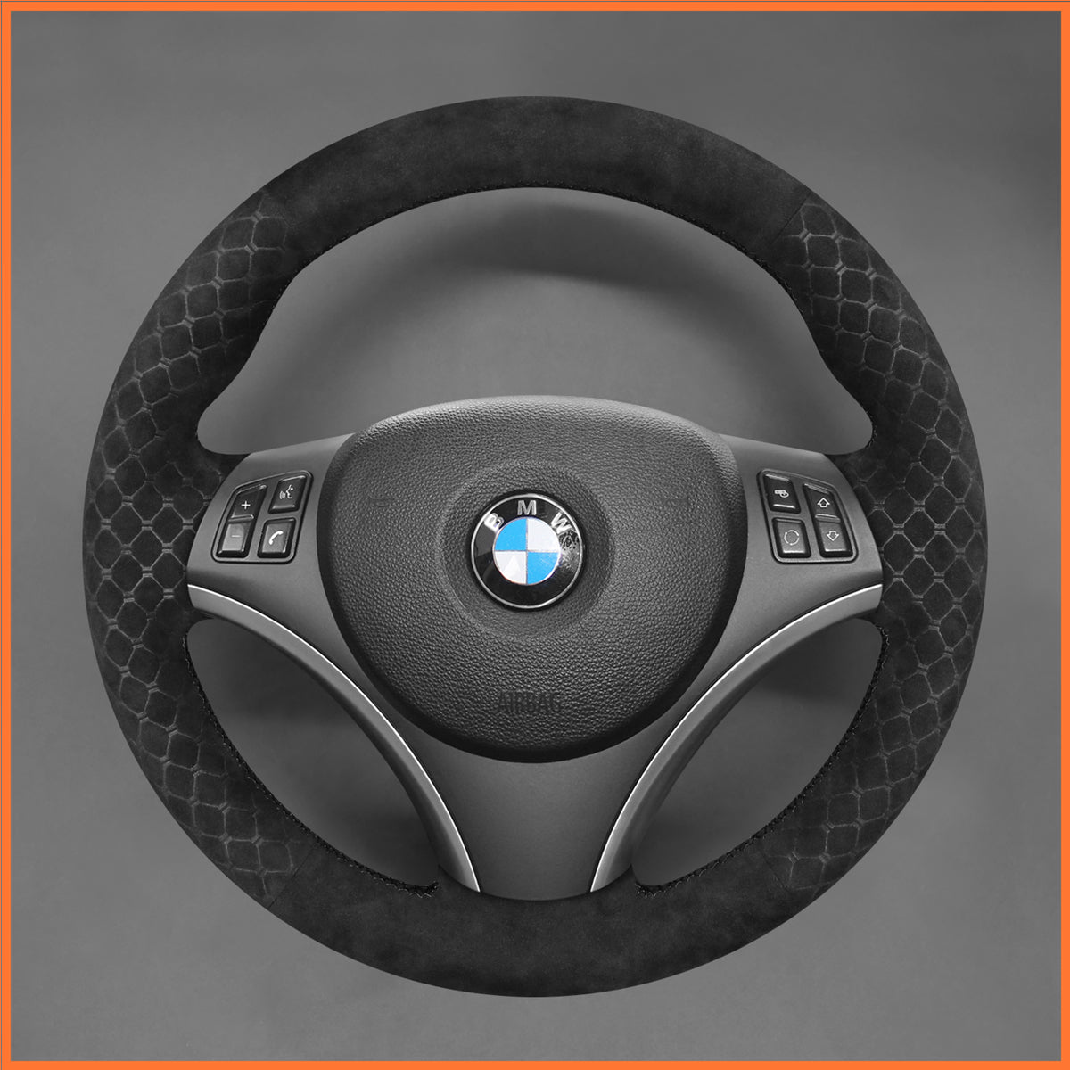 MEWANT Lenkradbezug für BMW E87 E81 E82 E88 E82 E90 E91  E92 E93 2007-2013