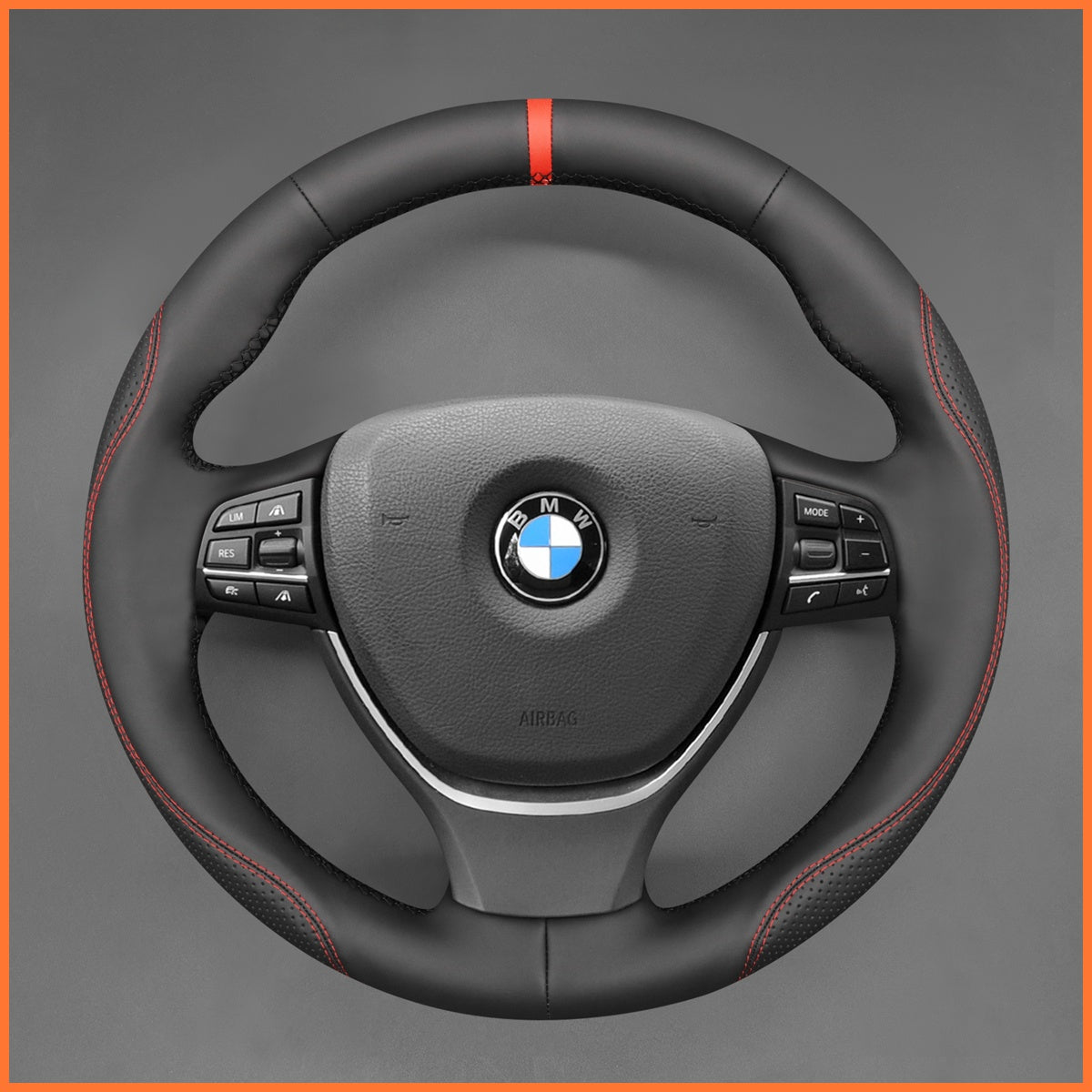 MEWANT Lenkradbezug für BMW F10 F11 F07 F12 F13 F06 F01 F02 2009-2017