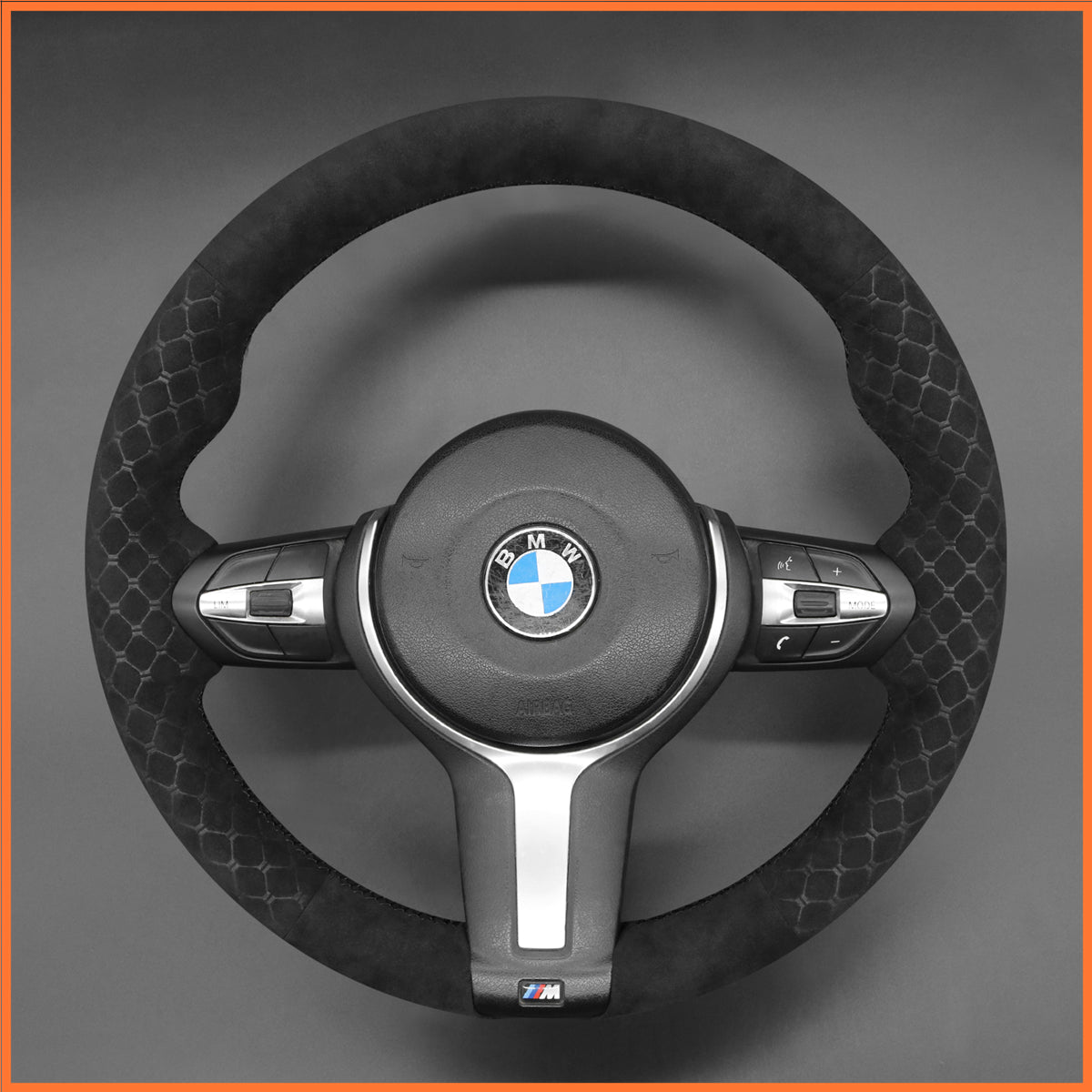 MEWANT Lenkradbezug für BMW F20 F21 F22 F23 F31 F45 F30 F32 F07 F10 F11 F12 F16 F15 F26 F25 F39 F48 2013-2019