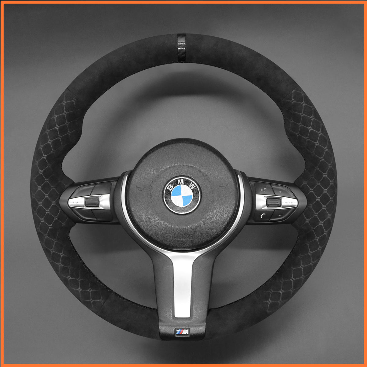 MEWANT Lenkradbezug für BMW F20 F21 F22 F23 F31 F45 F30 F32 F07 F10 F11 F12 F16 F15 F26 F25 F39 F48 2013-2019