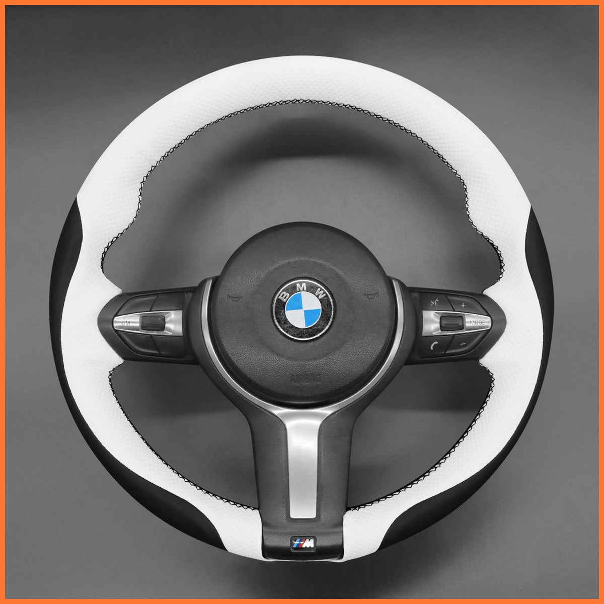 MEWANT Lenkradbezug für BMW F20 F21 F22 F23 F31 F45 F30 F32 F07 F10 F11 F12 F16 F15 F26 F25 F39 F48 2013-2019