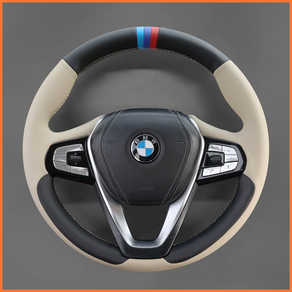 MEWANT Lenkradbezug für BMW F40 F44 G20 G21 G30 G31 G32 G11 G12 G26 X3 X6 Z4 2018-2024 - Mewant.de