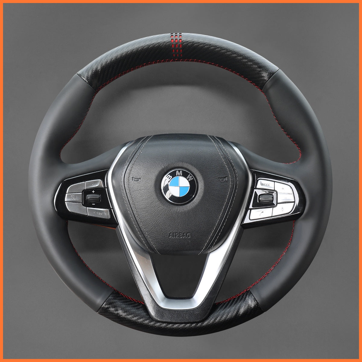 MEWANT Lenkradbezug für BMW F40 F44 G20 G21 G30 G31 G32 G11 G12 G26 X3 X6 Z4 2018-2024 - Mewant.de