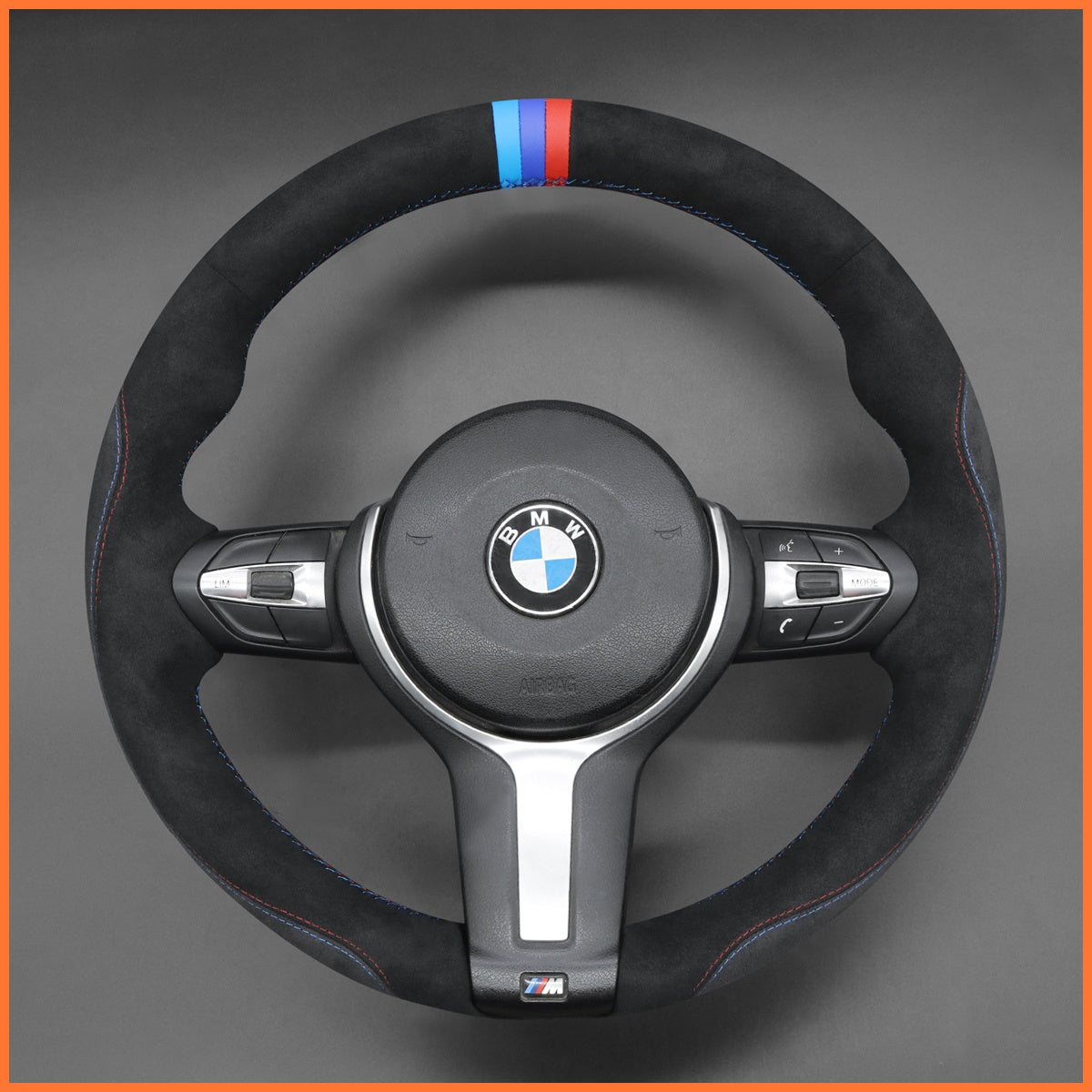 MEWANT Lenkradbezug für BMW F20 F21 F22 F23 F31 F45 F30 F32 F07 F10 F11 F12 F16 F15 F26 F25 F39 F48 2013-2019