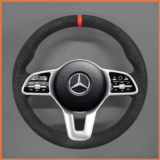 MEWANT Steering Wheel Cover for Benz W177 V177 W205 W247 W213 Citan C257 C118 H247 H243 X243 EQT N293 W463 X247 X253 C253 W213 C167 X167 W420 Sprinter 2018-2022