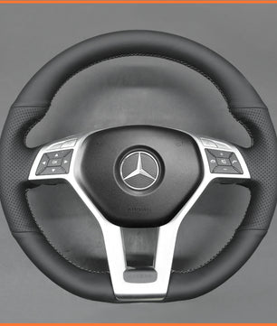 MEWANT steering wheel cover for Benz C-Class W204 E-Class W212 CLS-Class C218 GLA 45 AMG X156 SL-Class R231 SLK-Class R172