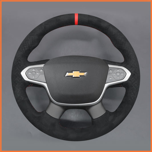 MEWANT Steering Wheel Cover for Chevrolet (Chevy) Colorado 2015-2018 / Traverse 2018-2024