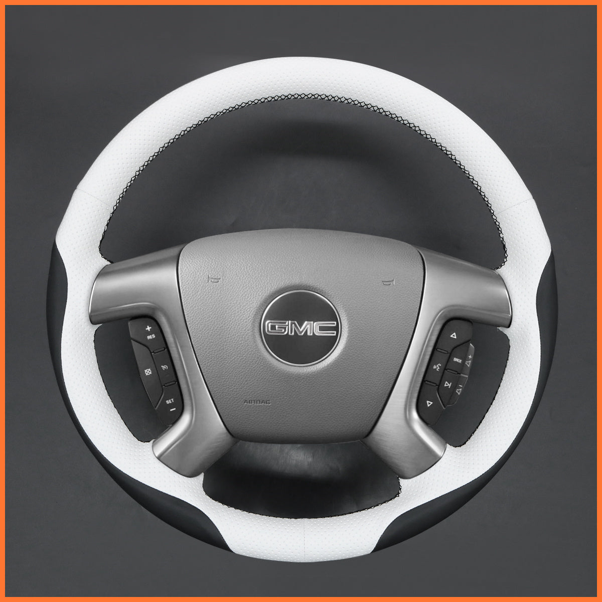MEWANT Lenkradbezug für Chevrolet Chevy Silverado Avalanche Captiva Express Suburban Tahoe 2006-2013