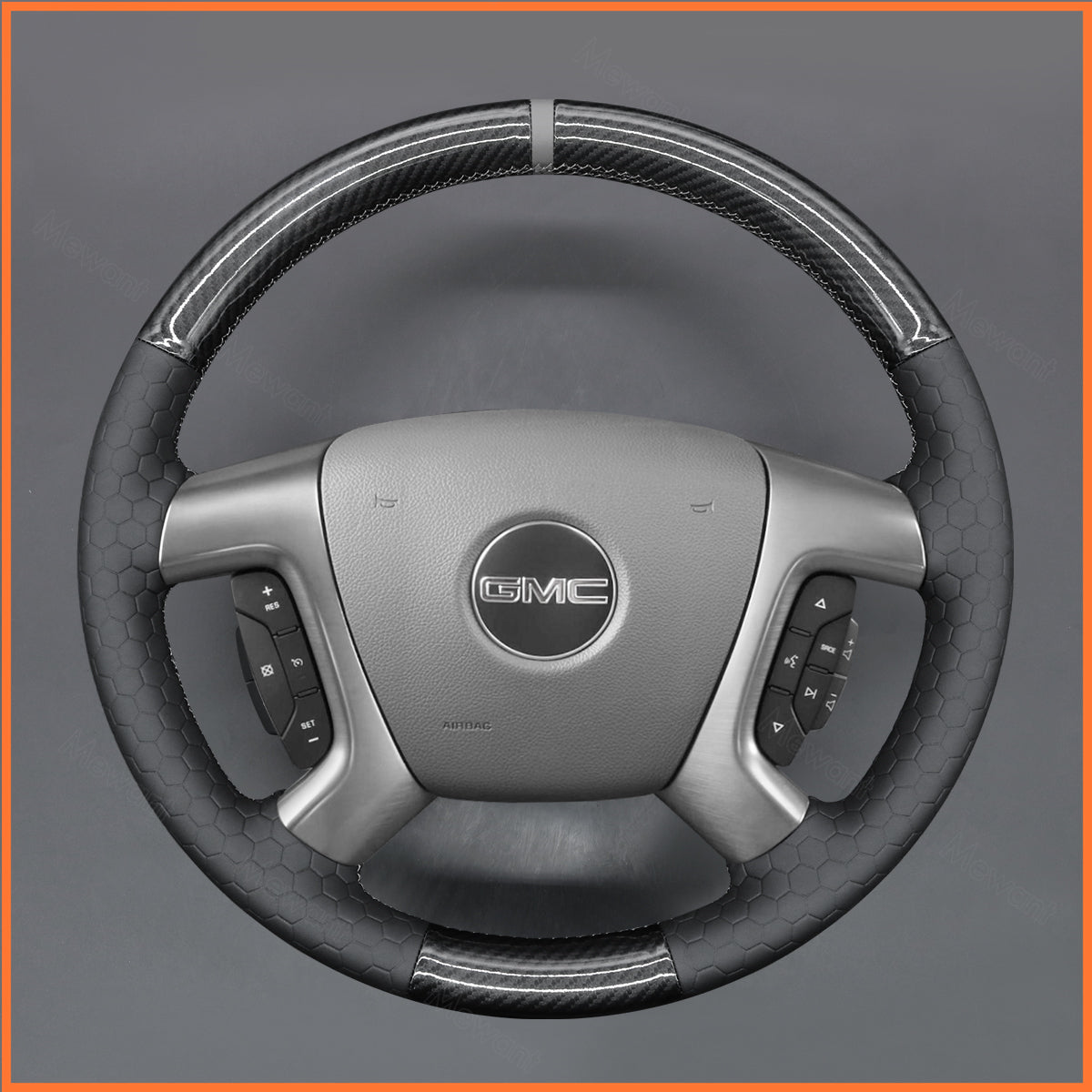MEWANT Lenkradbezug für Chevrolet Chevy Silverado Avalanche Captiva Express Suburban Tahoe 2006-2013