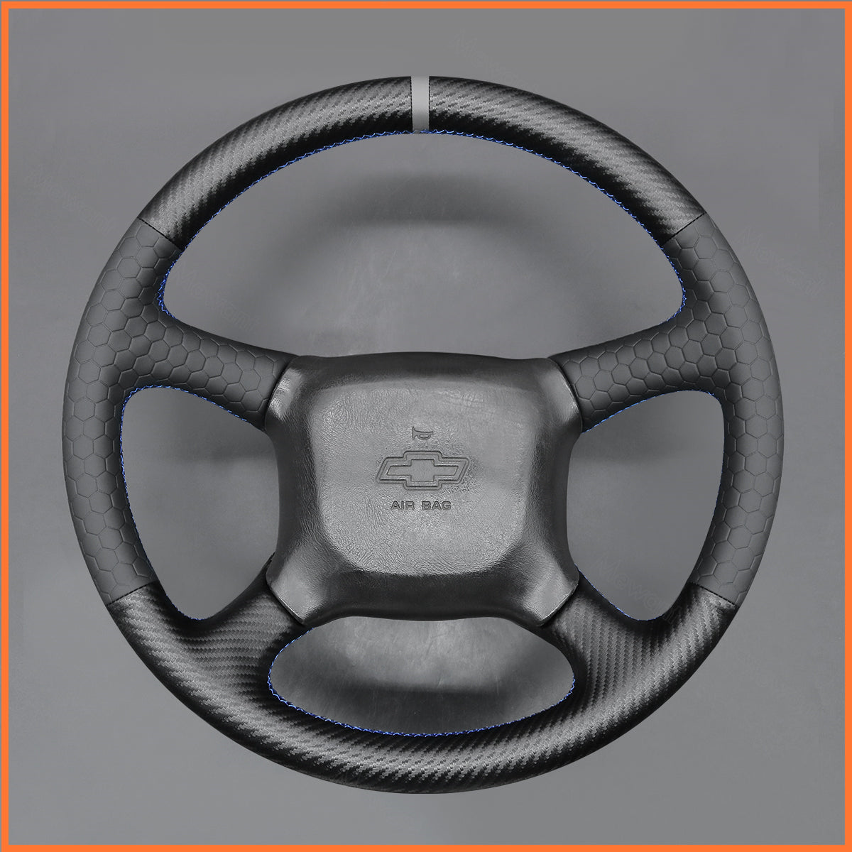 MEWANT Steering Wheel Cover for Chevrolet (Chevy) Silverado / Astro / Avalanche / Blazer / Express / S-10 / Suburban / Tahoe