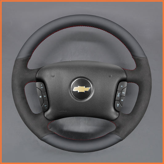 MEWANT Steering Wheel Cover for Chevrolet Impala 2006-2013 Monte Carlo 2006-2007 Malibu 2006-2008