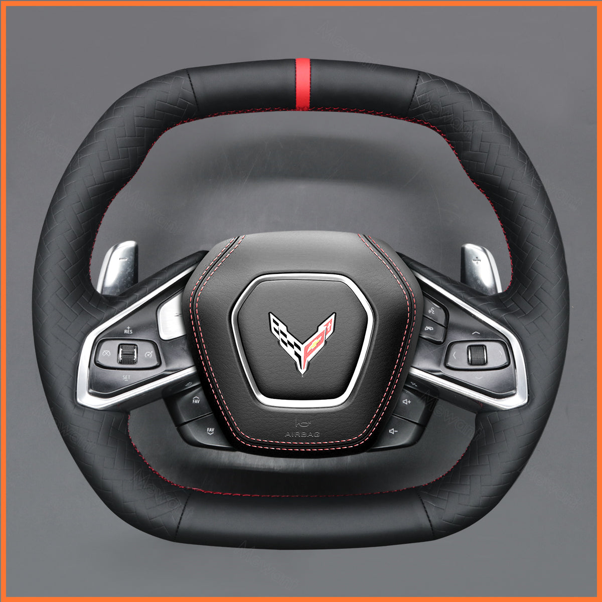 MEWANT Lenkradbezug für Corvette C8 (Chevrolet) 2020-2025