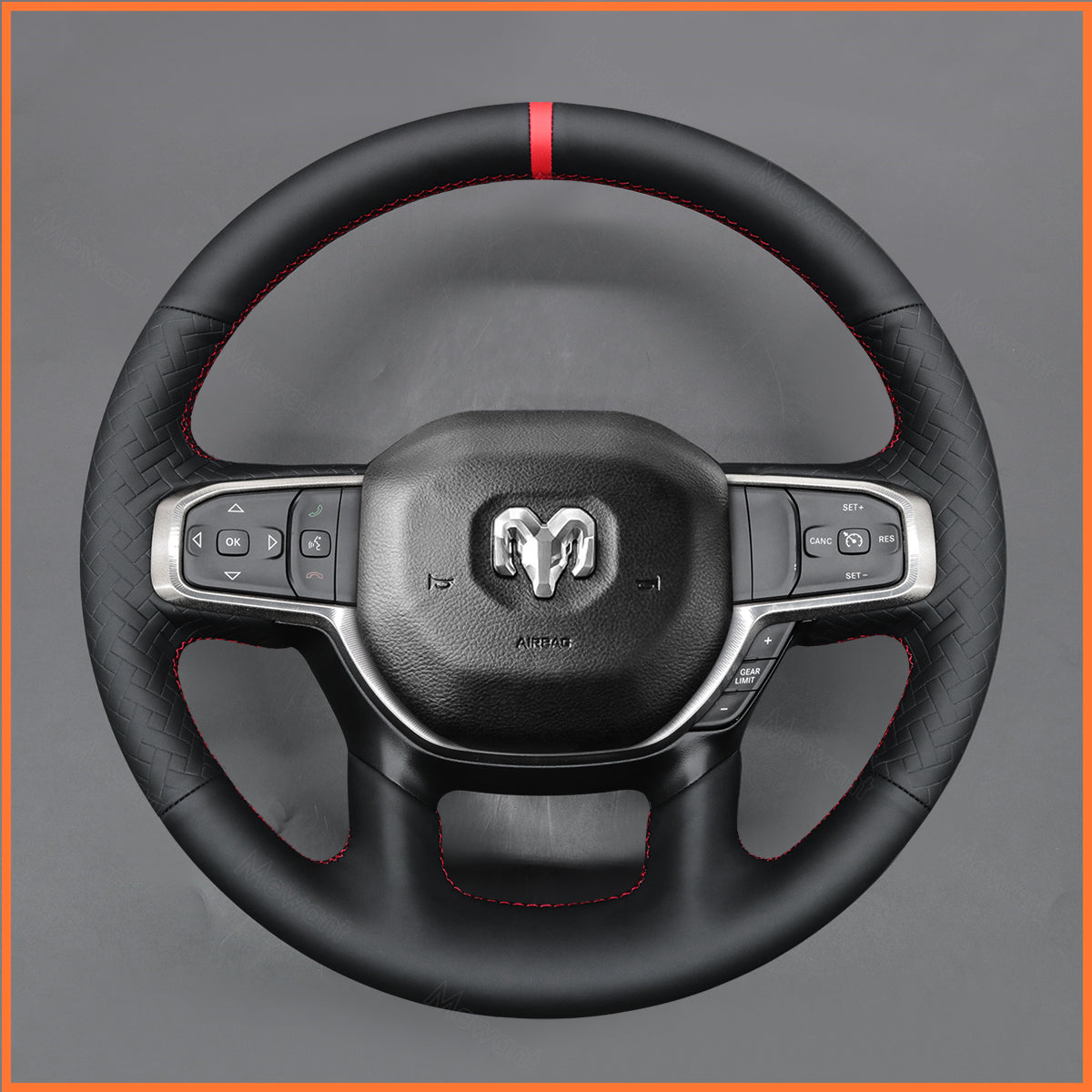 MEWANT Steering Wheel Cover for Dodge RAM 2018-2023