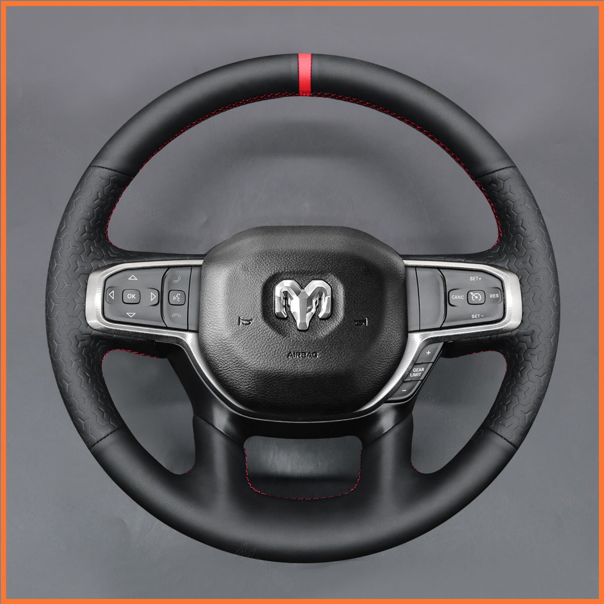 MEWANT Steering Wheel Cover for Dodge RAM 2018-2023