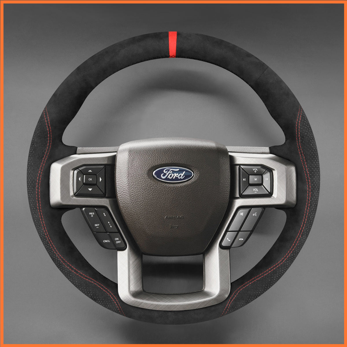 MEWANT Lenkradbezug für Ford F-150 F150 2015-2021 / F-250 F250 2017-2023 - Mewant.de