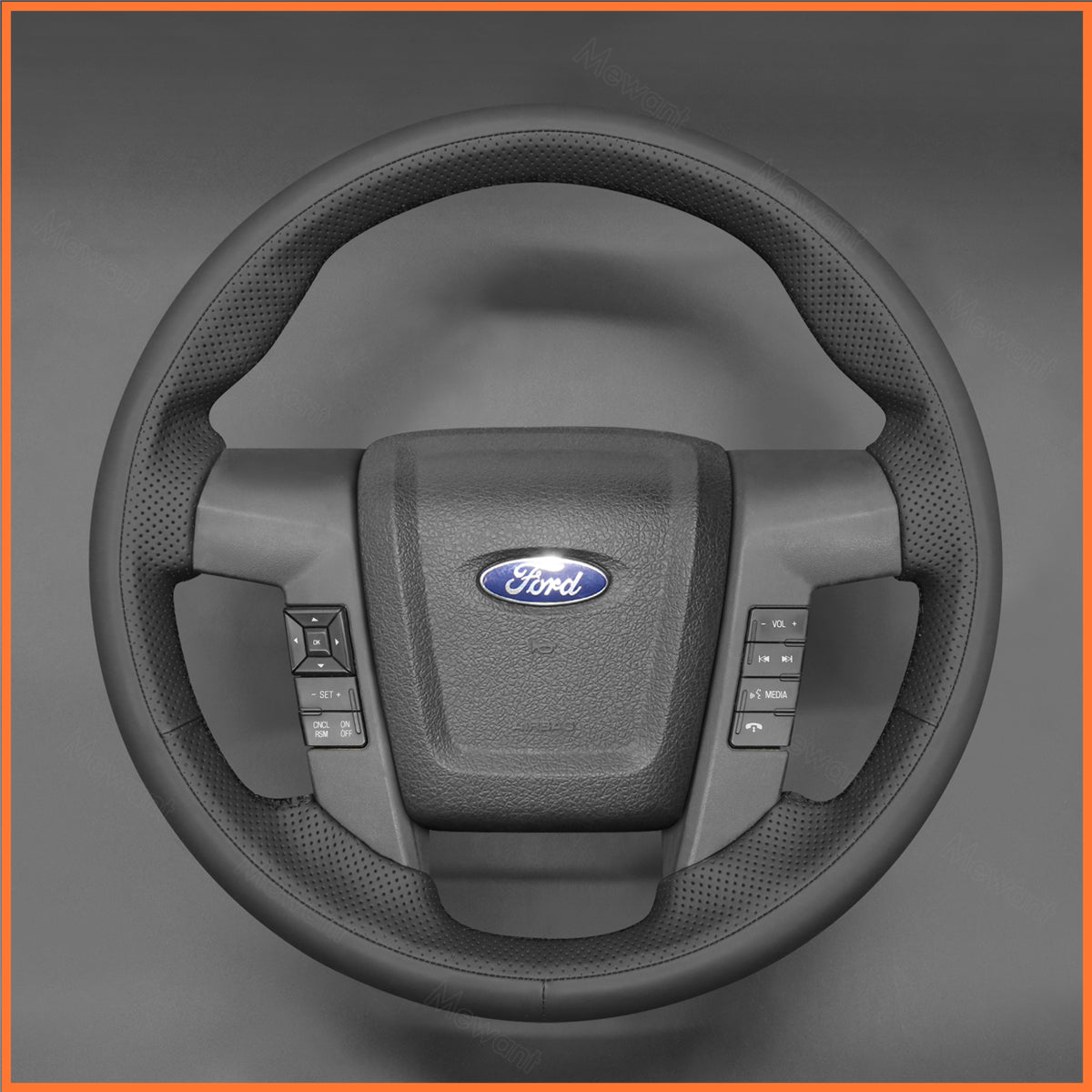 MEWANT Lenkradbezug für Ford F-150 F150 Raptor 2011-2015