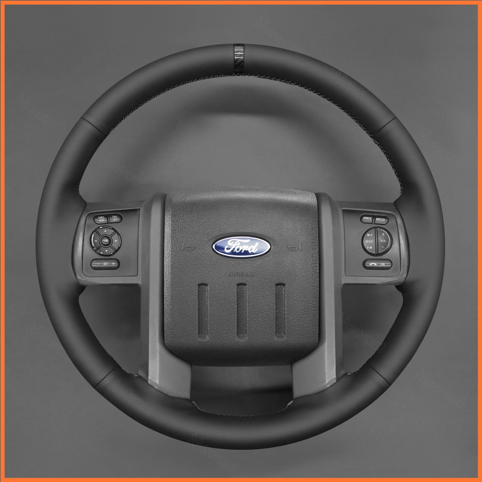 MEWANT Lenkradbezug für Ford F-250 F-350 F450 F550 XL 2008-2016 / Expedition 2007-2014 - Mewant.de