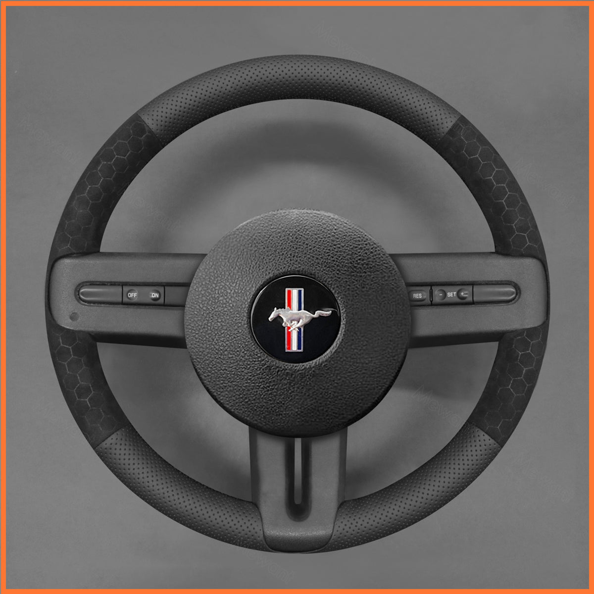 MEWANT Steering Wheel Cover for Ford Mustang 2005-2012