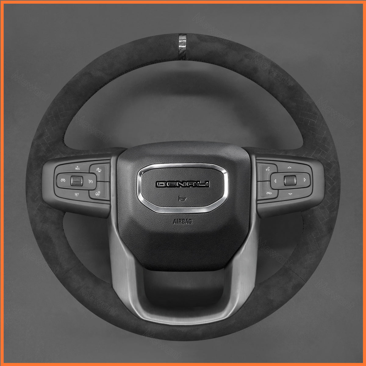 MEWANT Lenkradbezug für GMC Sierra 2019-2024 / Yukon (Yukon XL) 2021-2024