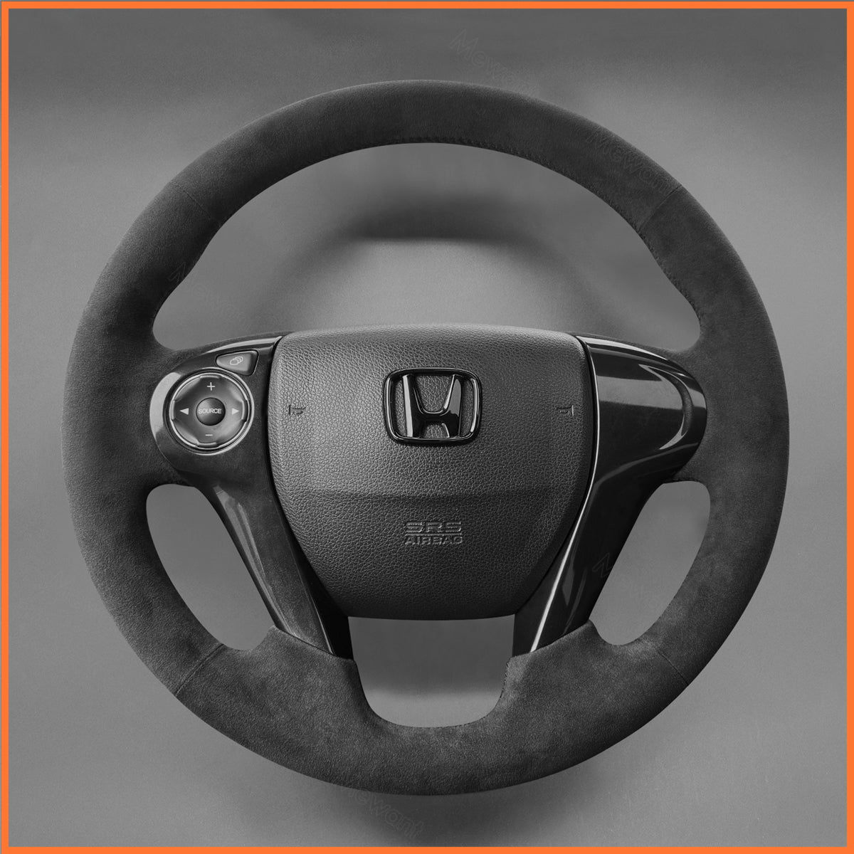 MEWANT Steering Wheel Cover for Honda Accord 9 2013-2017 / Pilot 2016-2018 / Crosstour 2013-2015 Pilot 2019