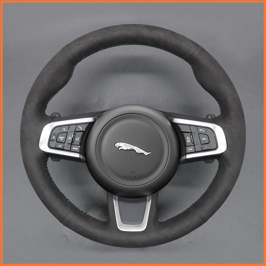MEWANT Steering Wheel Cover for Jaguar XJ (X351) 2010-2019