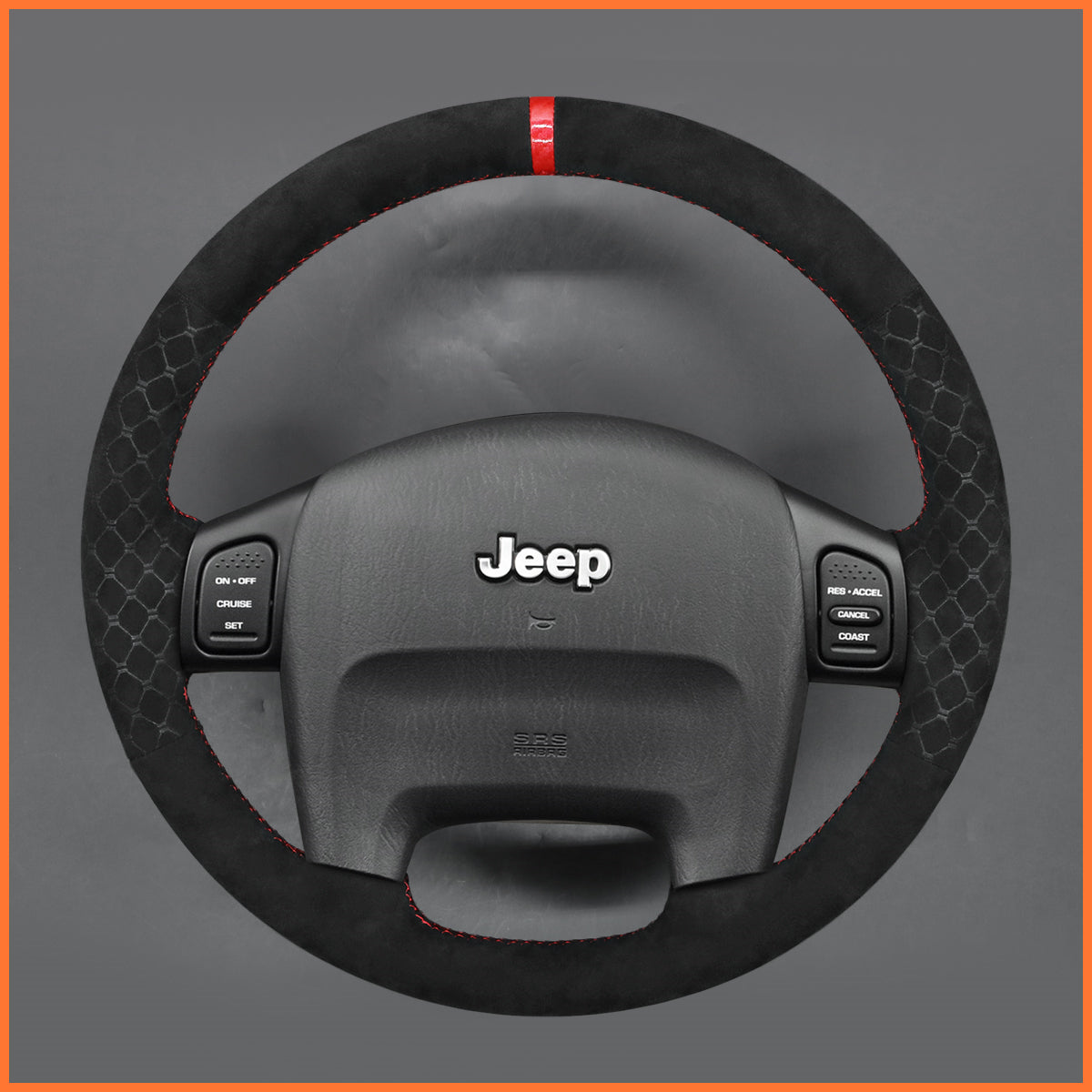 MEWANT Lenkradbezug für Jeep Wrangler 2003-2006 / Grand Cherokee 1999-2004 - Mewant.de